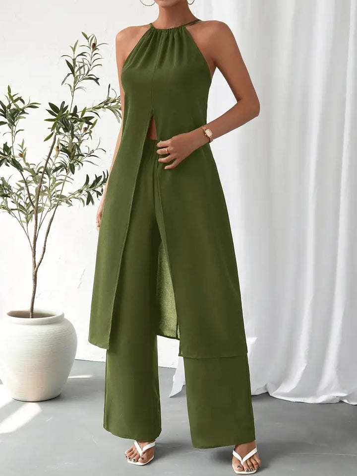 Eirini - סט אלגנטי ללא שרוולים