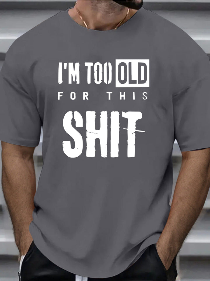 Marcin – חולצת טי אלגנטית עם צווארון עגול