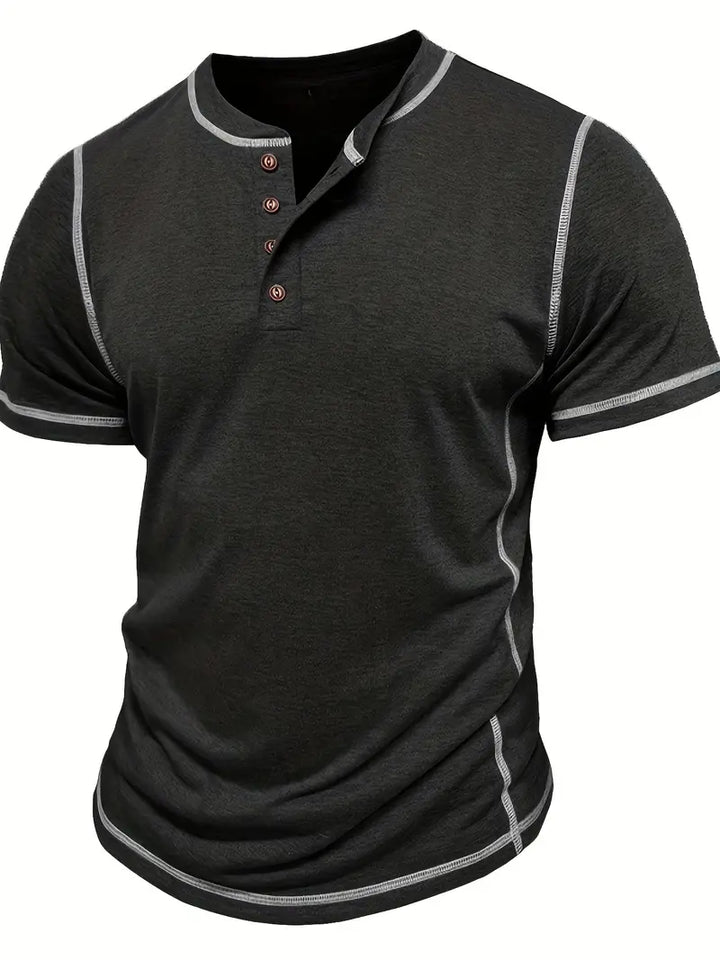 Orazio - חולצת טי שרוול קצר עם כפתורים