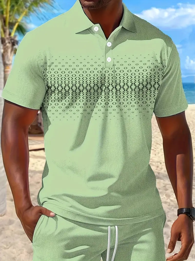 Zackary - סט קצר עם שרוולים קצרים לקיץ