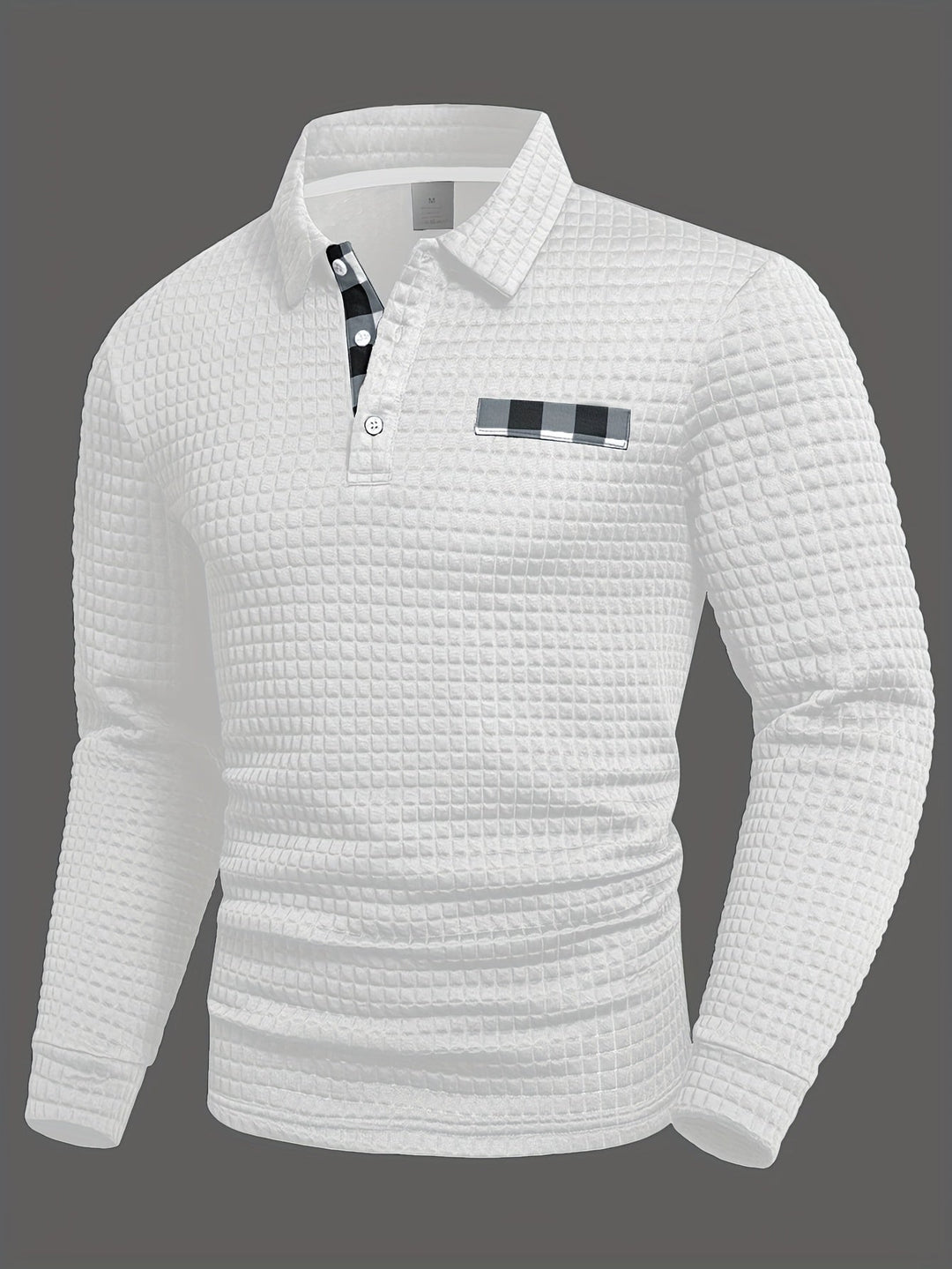 Juergen - חולצת כפתורים ארוכה עם שרוולים ארוכים בסגנון קז'ואל