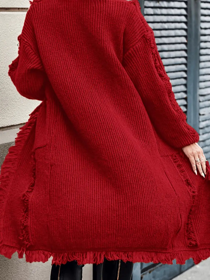 Ramziya - אלגנטיציצה ארוכהקרדיגןעםכיס