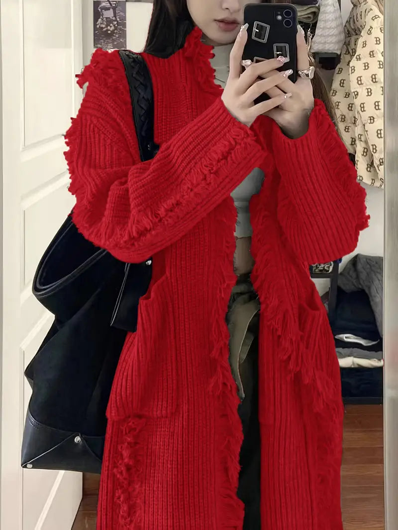 Ramziya - אלגנטיציצה ארוכהקרדיגןעםכיס