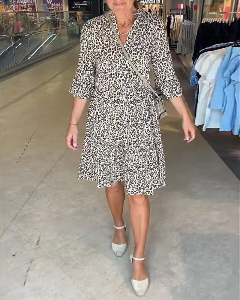 Siobhan - שמלת הדפס נמר