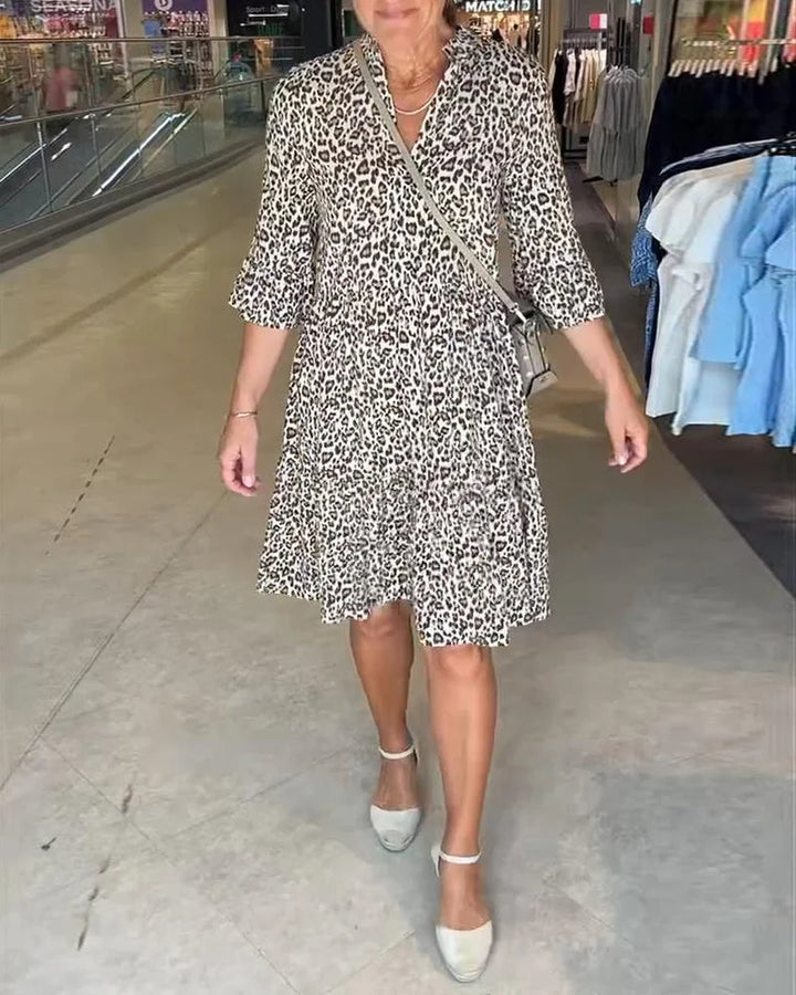 Siobhan - שמלת הדפס נמר