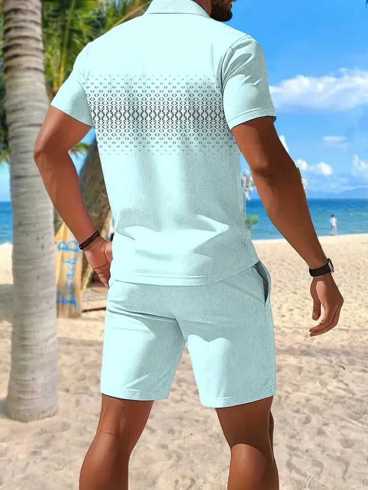 Zackary - סט קצר עם שרוולים קצרים לקיץ