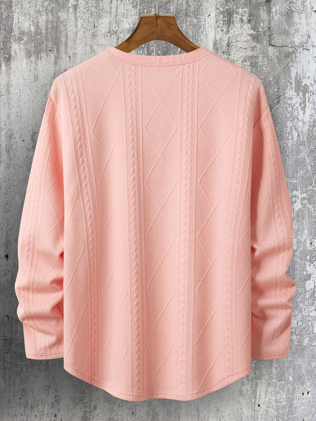 Lyman - סווטשירט עם שרוולים ארוכים ועיצוב גיאומטרי