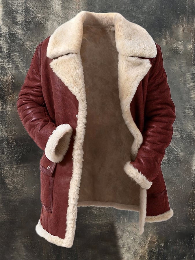 Wojciech - מעיל פליז עבה וחם