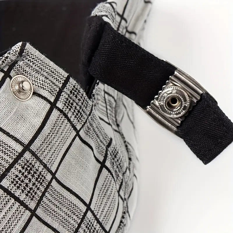 Zared - כובע ברט משובץ וינטג' מתכוונן