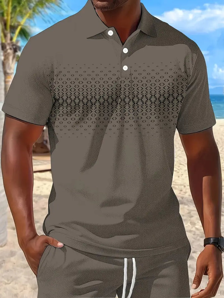 Zackary - סט קצר עם שרוולים קצרים לקיץ