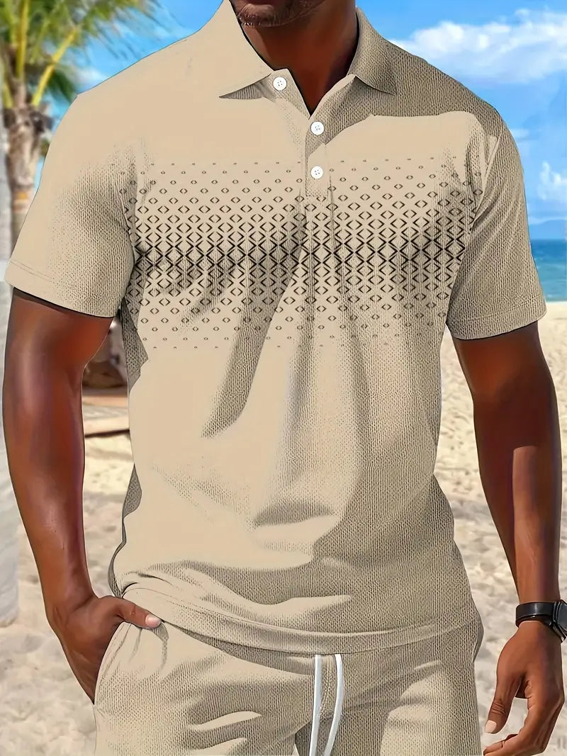 Zackary - סט קצר עם שרוולים קצרים לקיץ