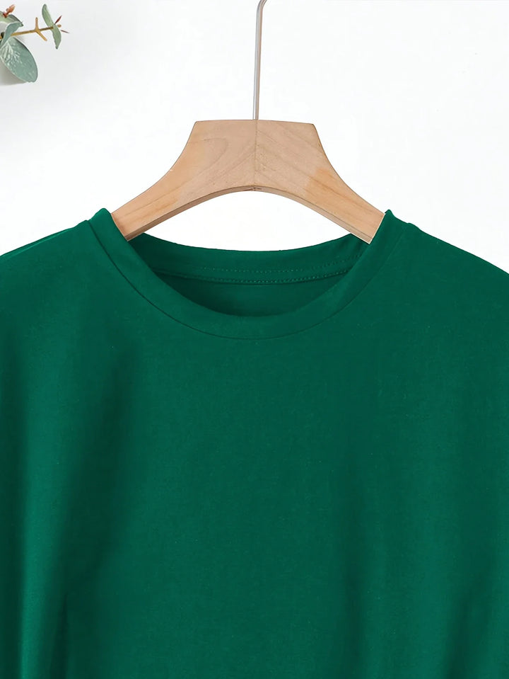 Larson - חולצת טי שרוול קצר בסגנון קז'ואל עם הדפס לב