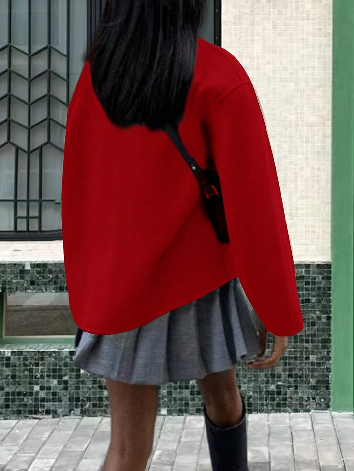 Deanne - מעיל בז' אלגנטי עם סגירה כפולה