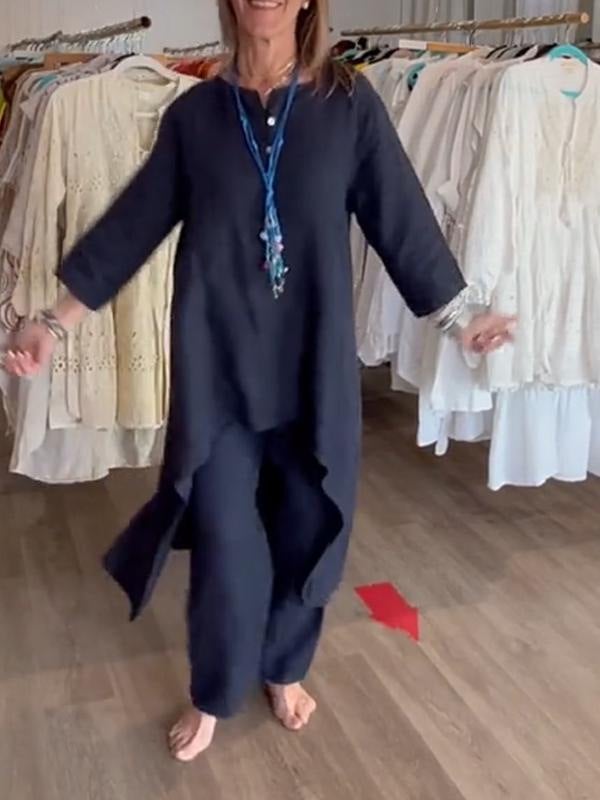 Freida - שמלת פשתן קז'ואל