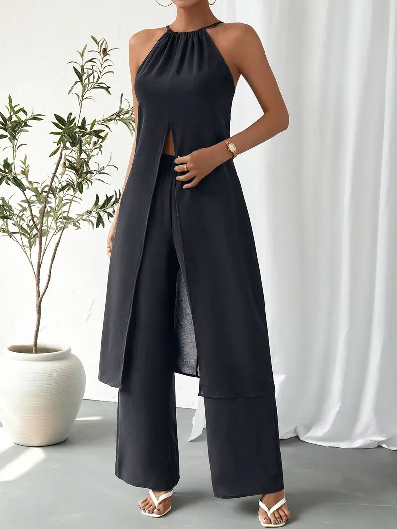 Eirini - סט אלגנטי ללא שרוולים