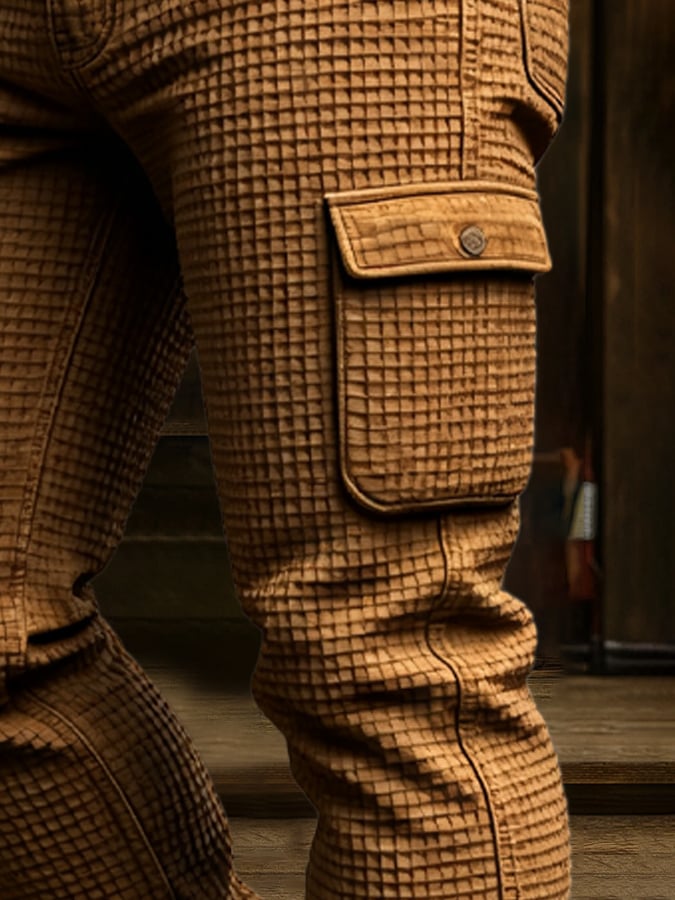 Conway - מכנסי וופל רב-כיסים בסגנון וינטג' לחוויות הרפתקניות בחיק הטבע