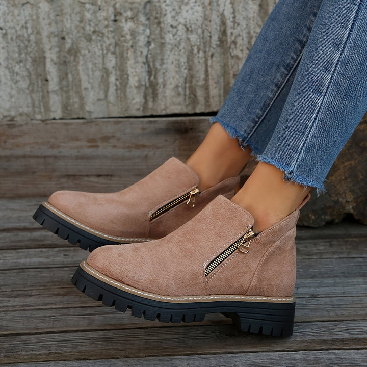 Birgitta - מגף קרסול עם רוכסן צדדי