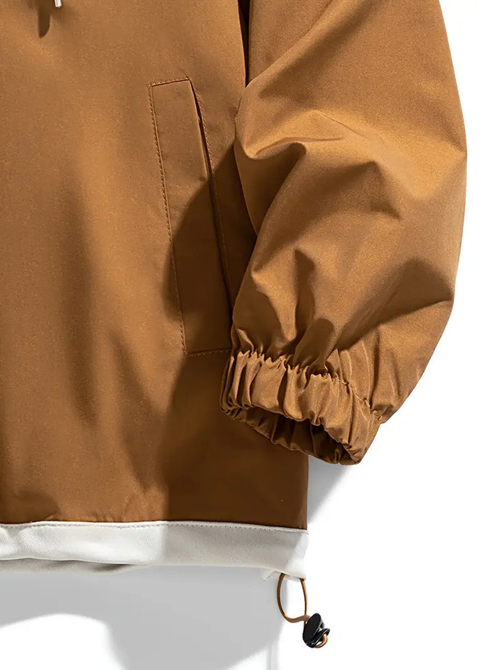 Carson - ז'קט קז'ואל עם קפוצ'ון וכיס