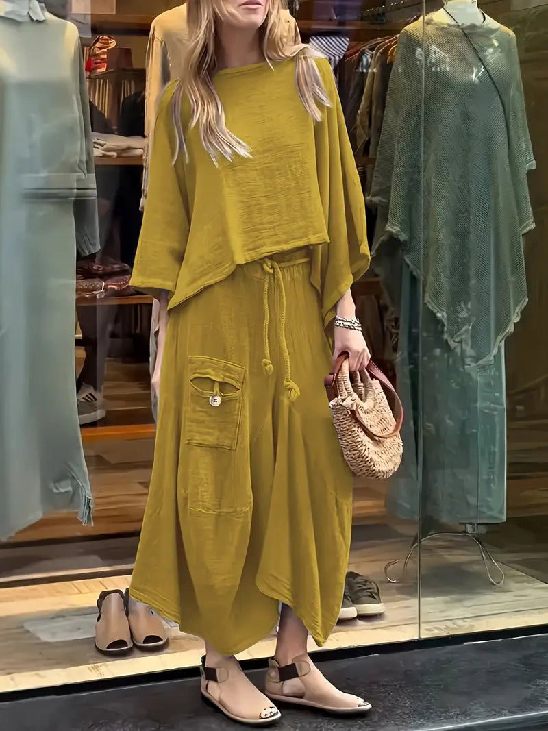 Phonsen - סט חולצה וחצאית פרימיום