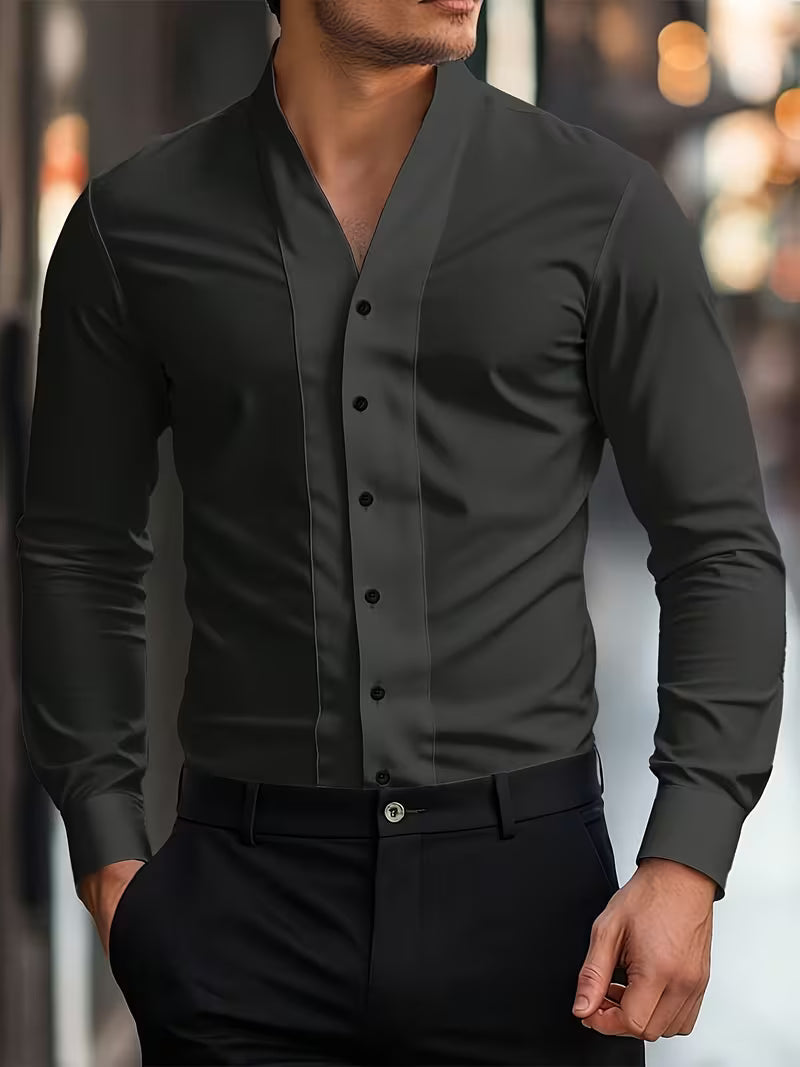 Abnar - חולצת כפתורים עם שרוולים ארוכים