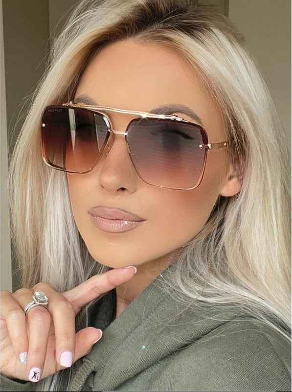 RayForge - משקפי שמש רטרו עם הדרגתי UV400 הגנה