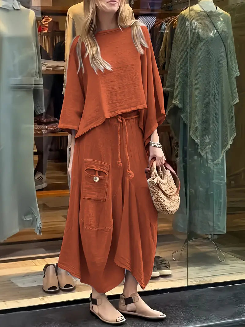 Phonsen - סט חולצה וחצאית פרימיום