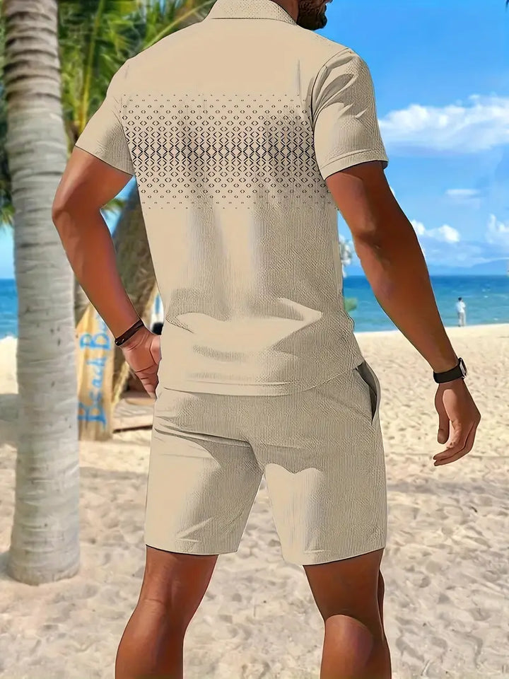 Zackary - סט קצר עם שרוולים קצרים לקיץ