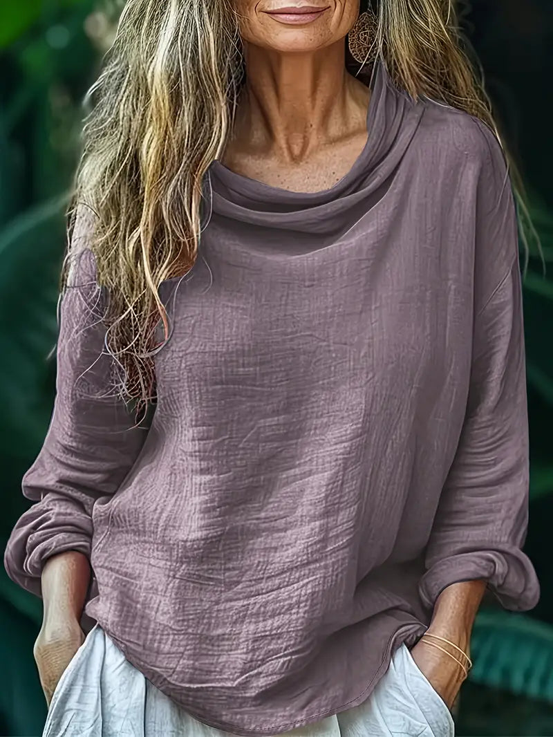 Hellen - חולצת שרוולים ארוכים אלגנטית