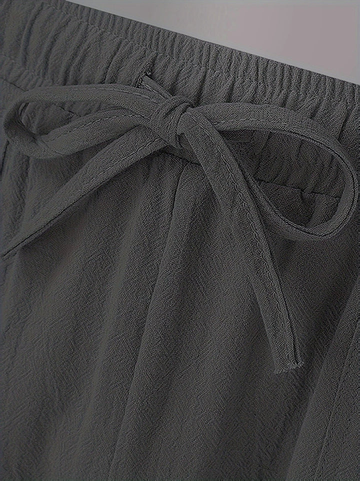 Oskam - מכנסי כותנה קצרים לקיץ בגזרה רפויה