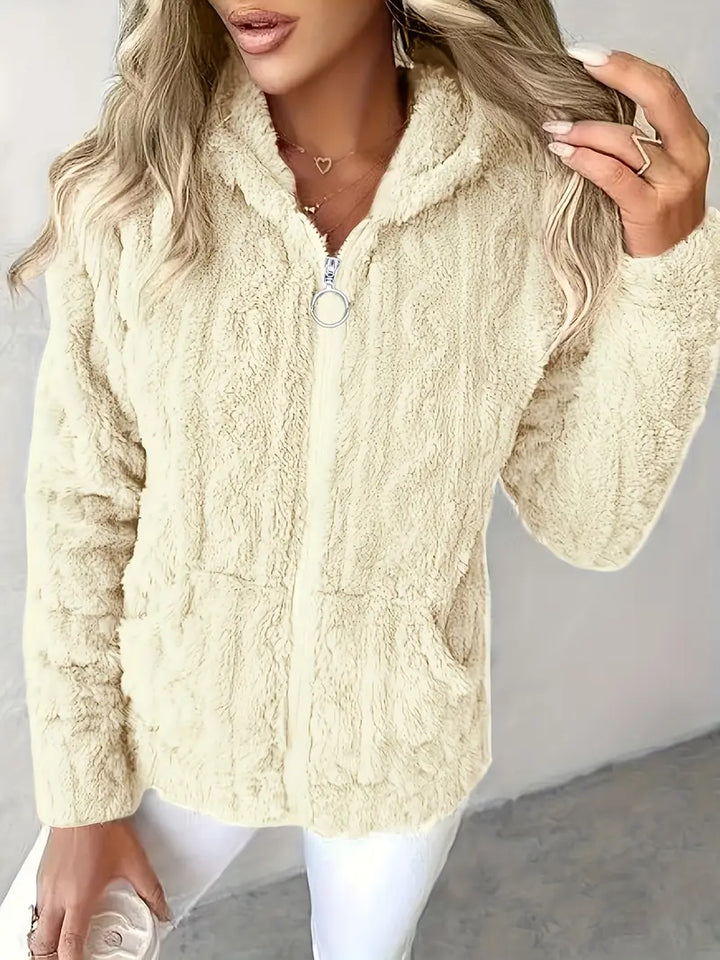 Ganka - סווטשירט עם רוכסן ושרוולים ארוכים