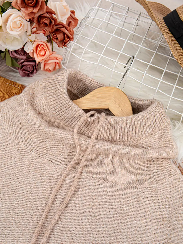 Natala - סוודר סרוג עם כיס קנגורו