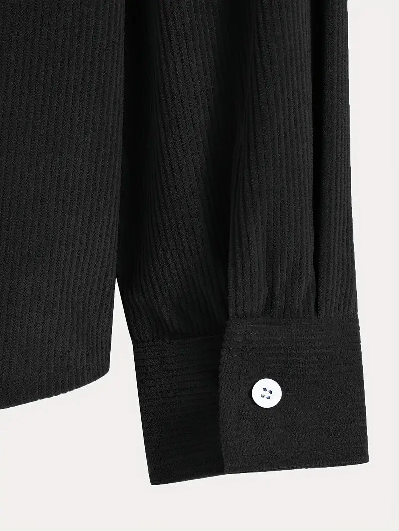 Costas - סווטשירט עם רוכסן ומרקם קורדרוי