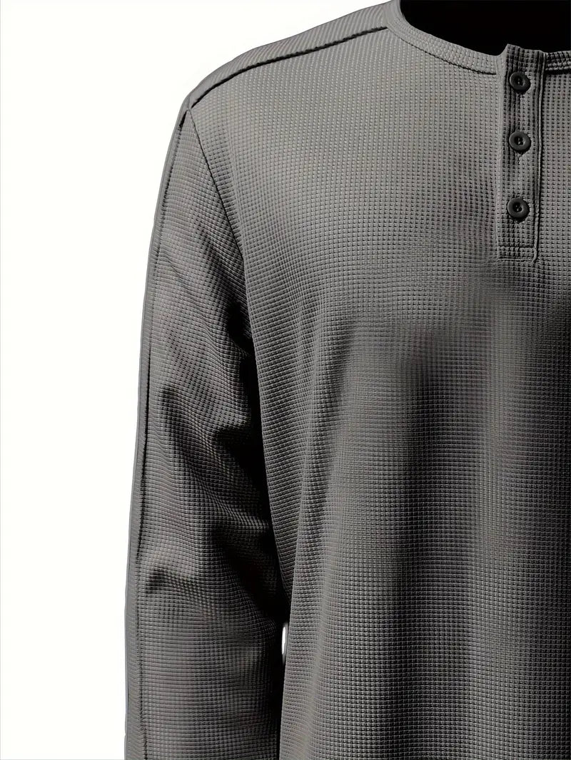 Pablo - חולצת סריג קז'ואל עם שרוולים ארוכים