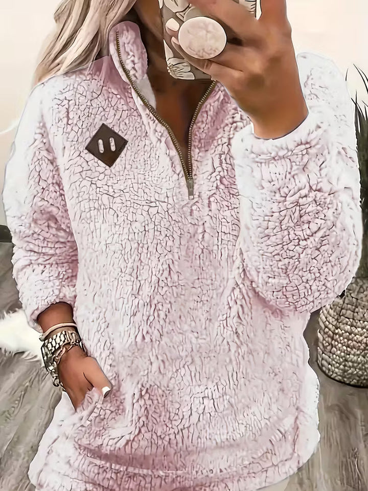 Humera - ז'קט אלגנטי עם רוכסן ושרוולים ארוכים