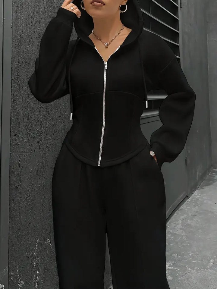 Nanci - סט שני חלקים קז'ואל עם שרוולים ארוכים