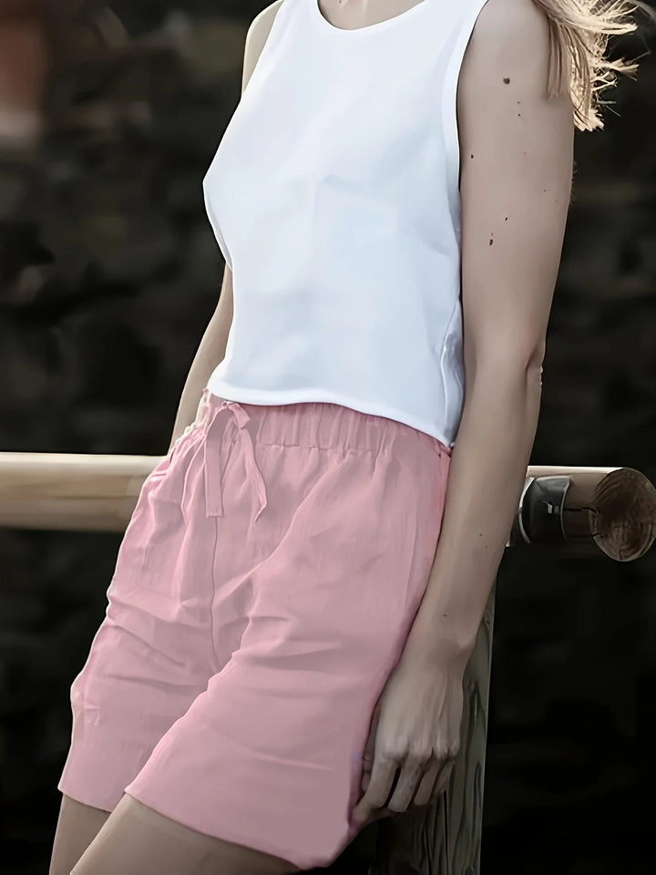 Niamh - מכנסיים קצרים קז'ואליים לקיץ עם כיס