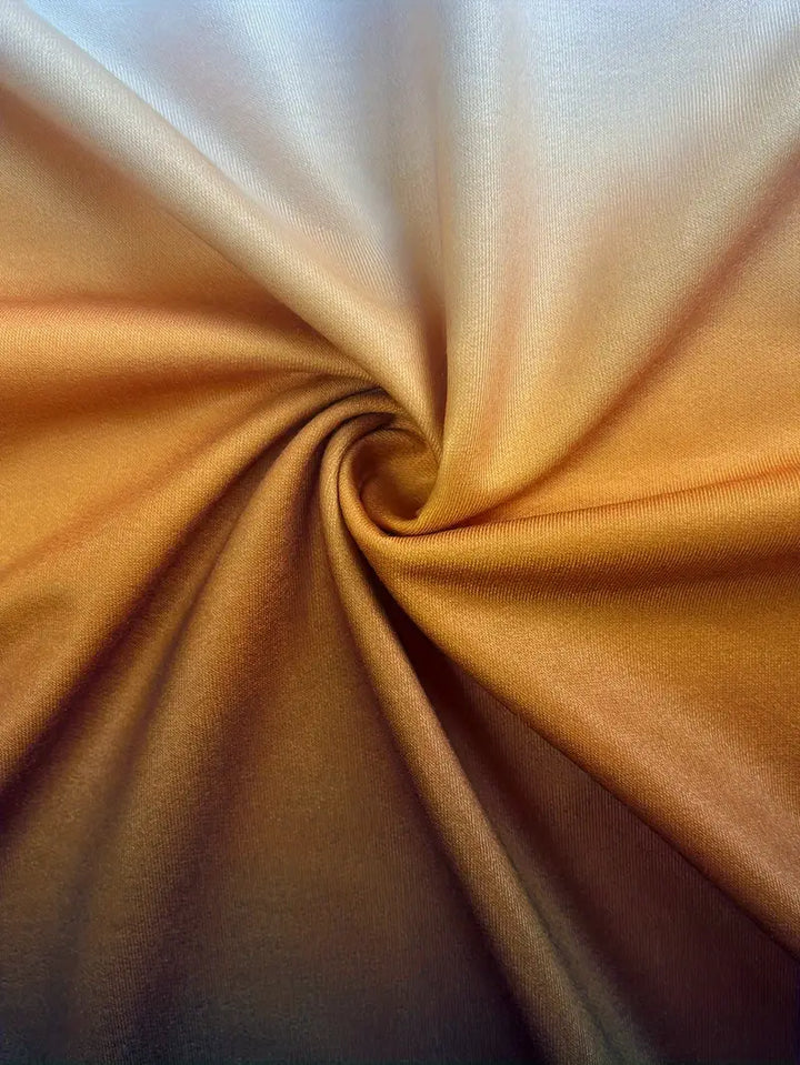 Areeqa - סווטשירט עם שרוולים ארוכים ורוכסן בצבעי גראדיאנט