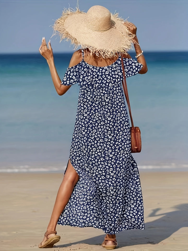 Consuelo - שמלת כתפיים חשופות עם הדפס פרחוני