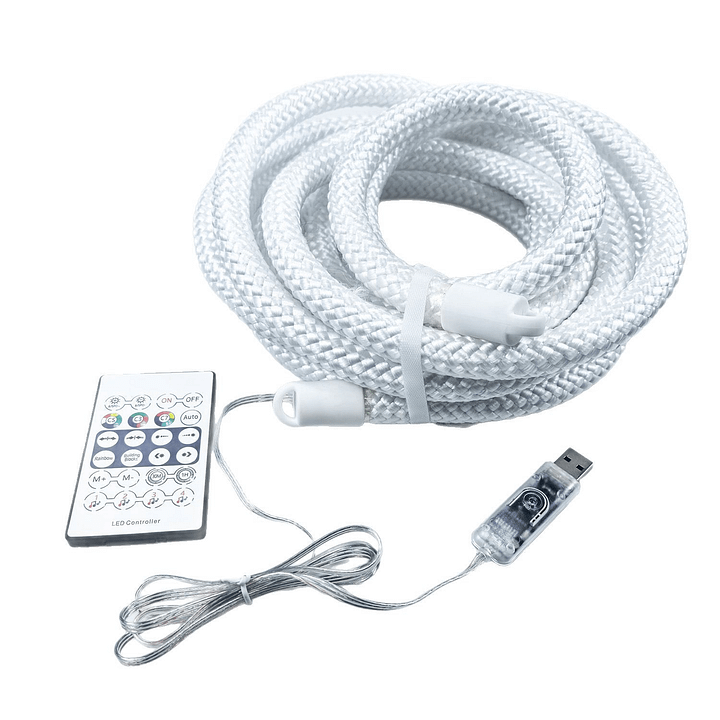 LumiRope - תאורת סיליקון גמישה וצבעונית 360 מעלות