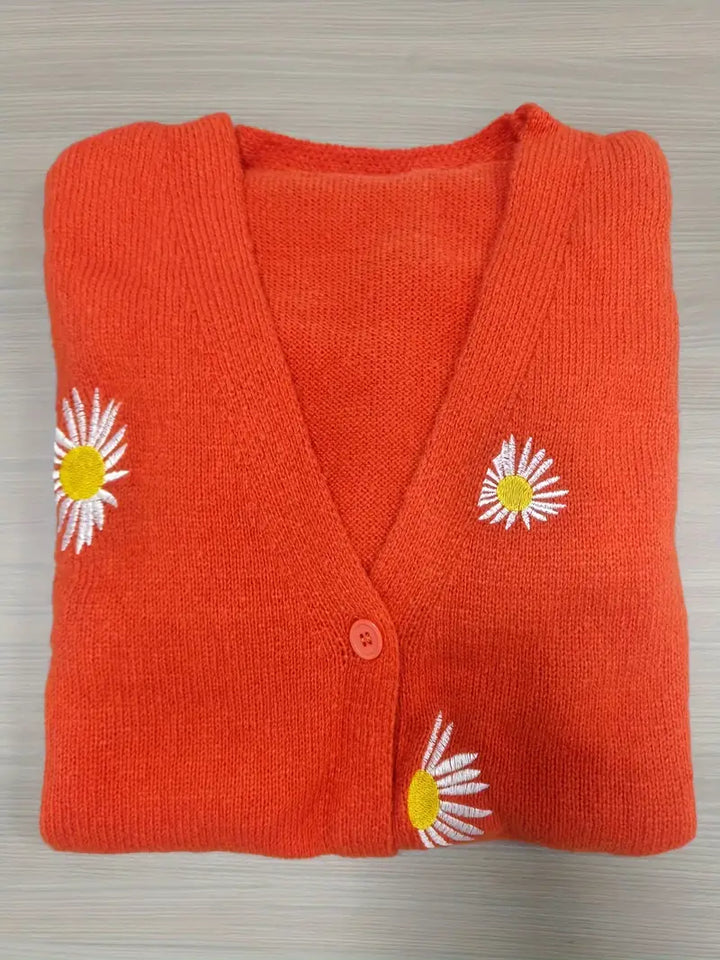 Korina - קרדיגן אלגנטי עם שרוולים ארוכים וכפתורים