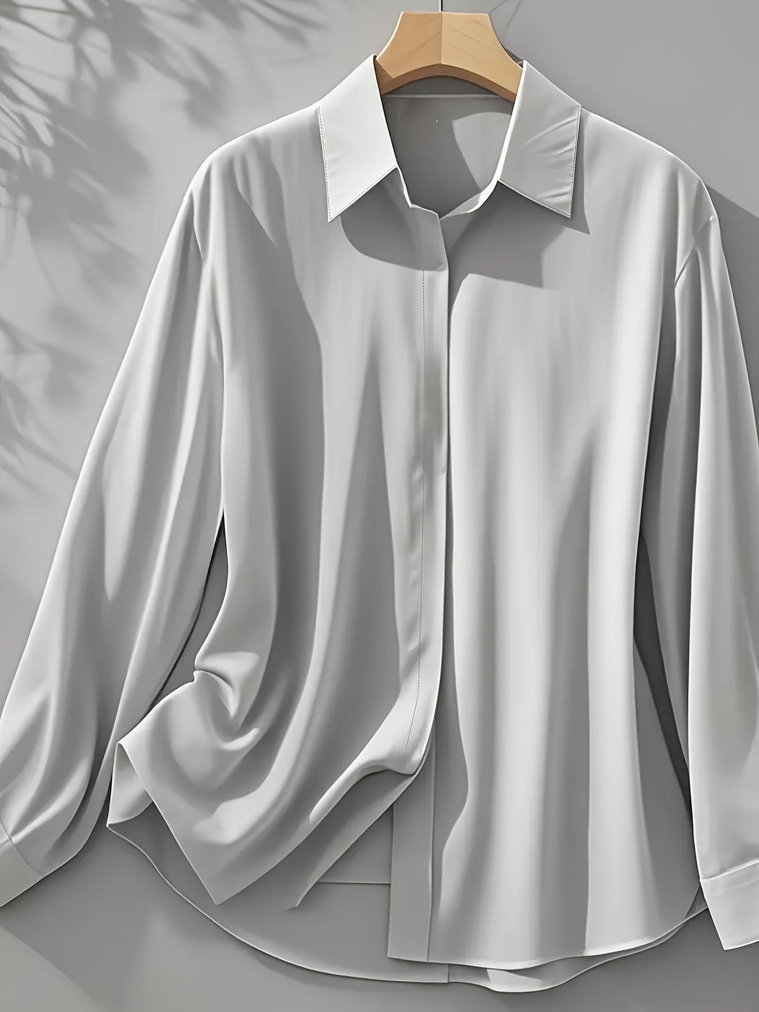 Elenochka - חולצת כפתורים אלגנטית עם שרוולים ארוכים