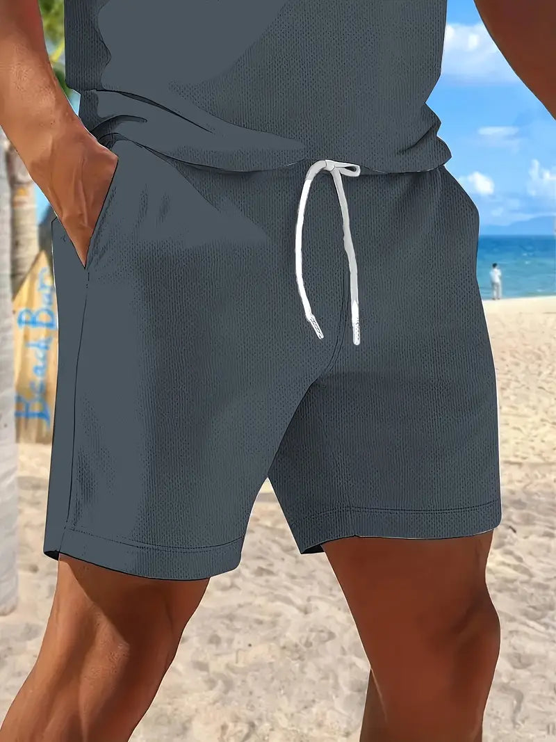 Zackary - סט קצר עם שרוולים קצרים לקיץ