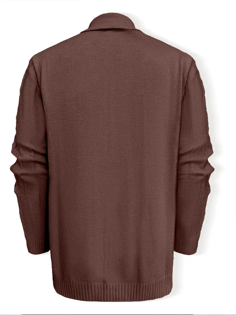 Hatem - קרדיגן סרוג קז'ואל עם שרוולים ארוכים