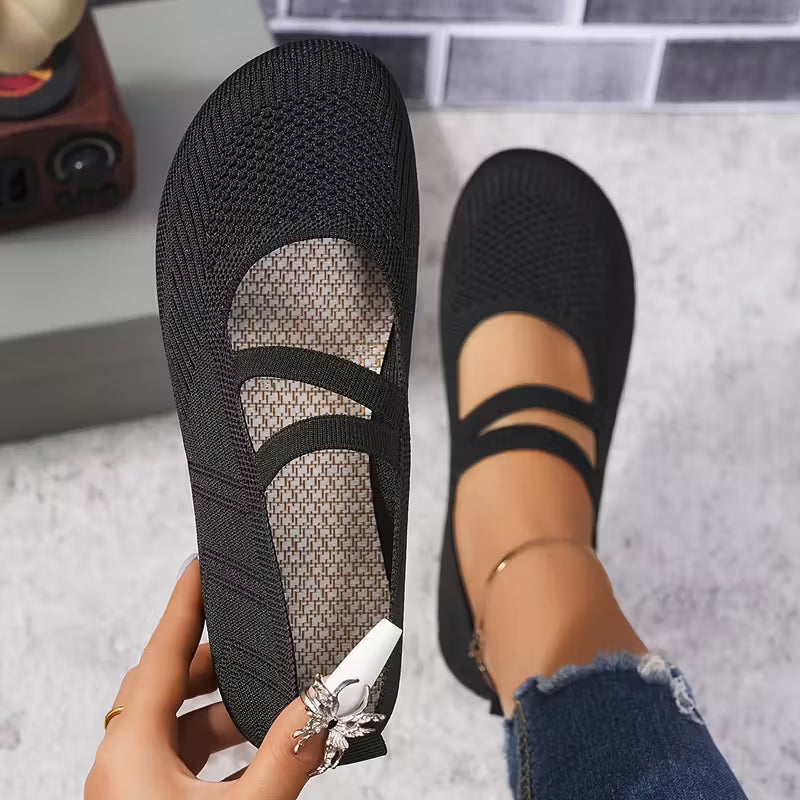 Kethryn - נעלי סליפ-און מסריג בסגנון מרי ג'יין