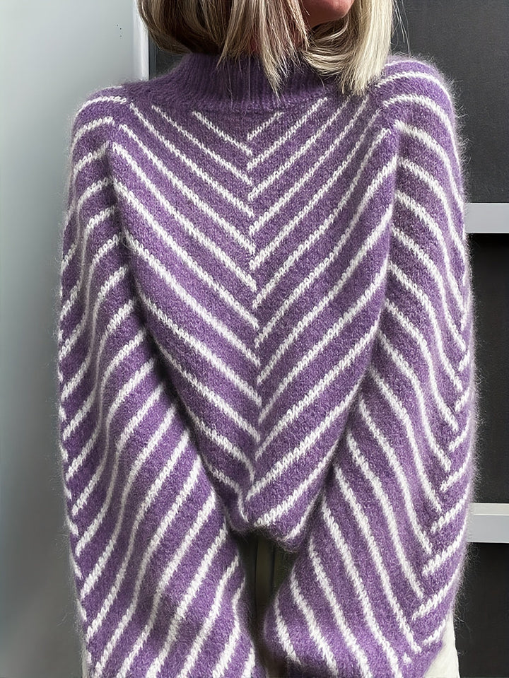 Klarysa - סוודר סרוג קז'ואל עם שרוולים ארוכים