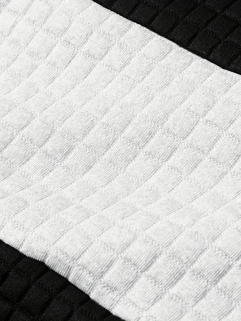 Arvid - סווטשירט עם מרקם בצבע אחיד