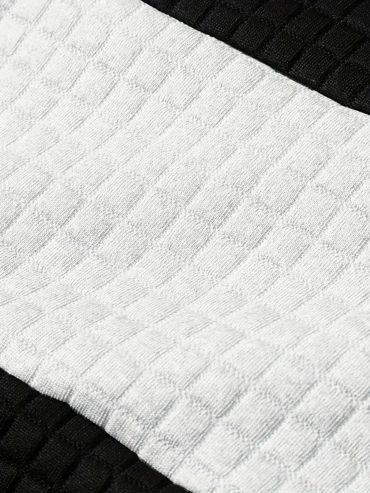 Arvid - סווטשירט עם מרקם בצבע אחיד