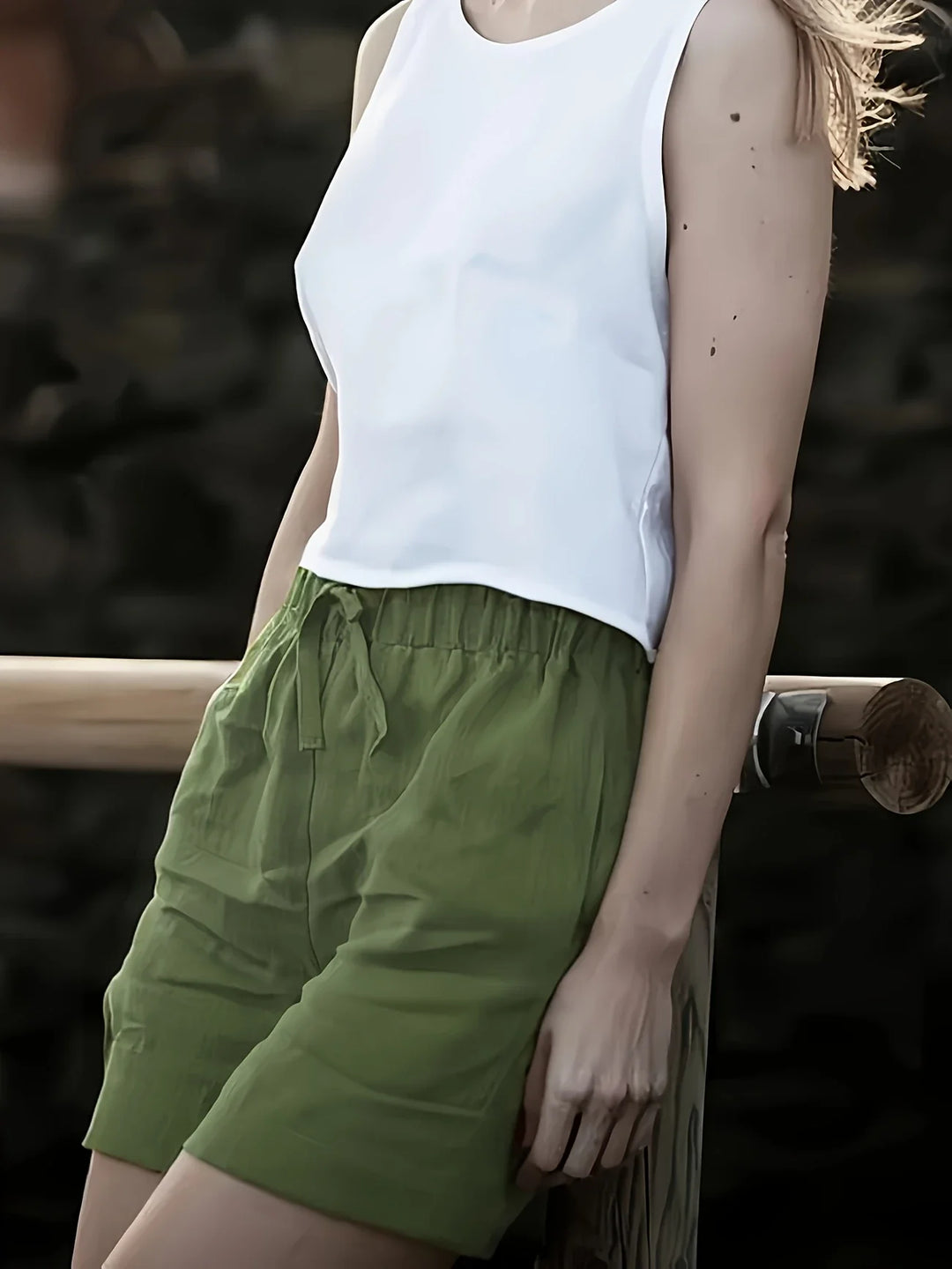 Niamh - מכנסיים קצרים קז'ואליים לקיץ עם כיס