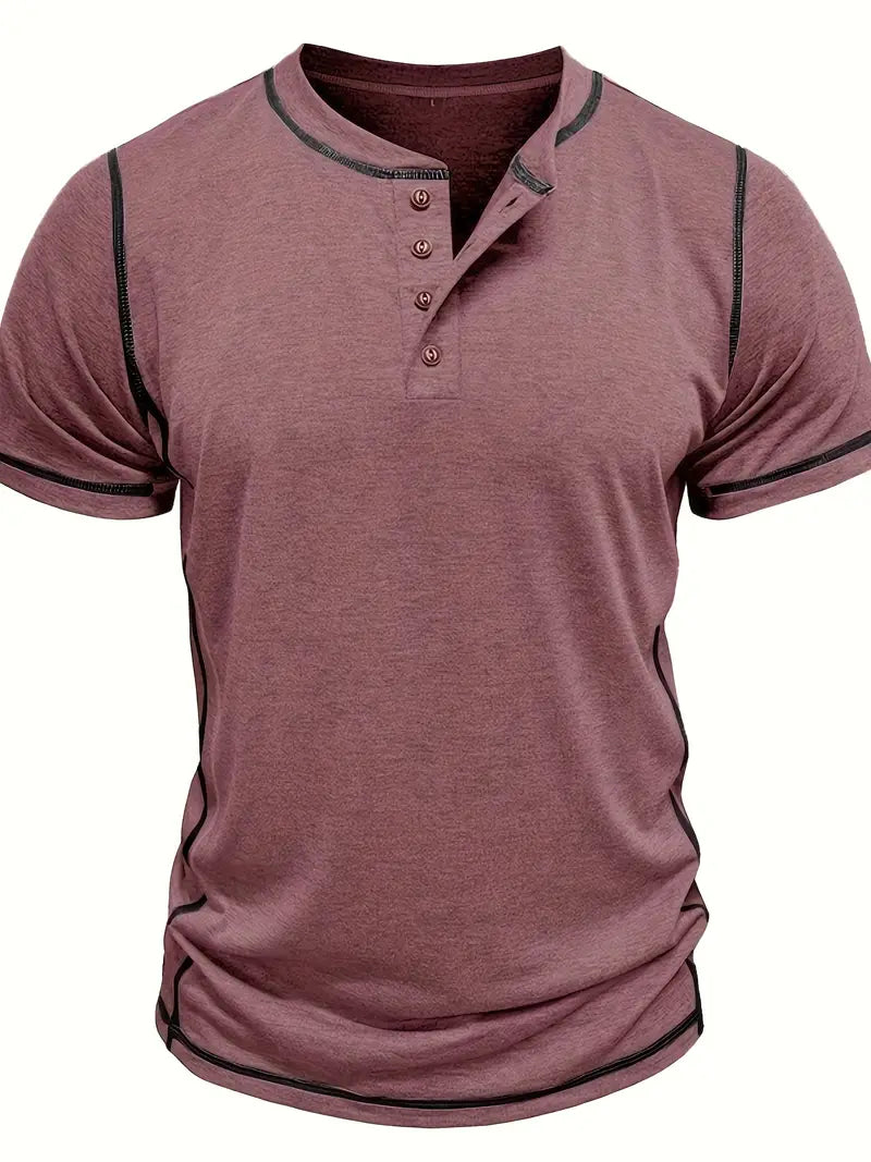 Orazio - חולצת טי שרוול קצר עם כפתורים