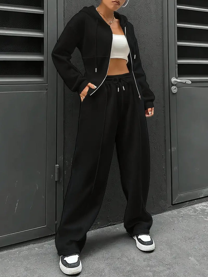 Nanci - סט שני חלקים קז'ואל עם שרוולים ארוכים